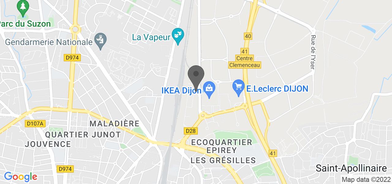 Access map — My Wok Cap Nord