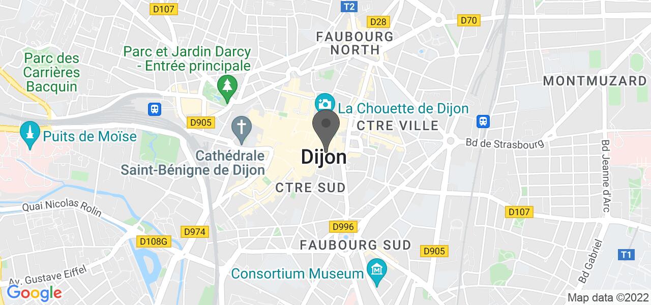 Mappa di accesso — Café gourmand