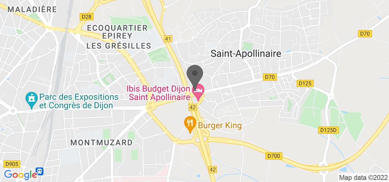 Plan d'accès — Hôtel Restaurant Campanile Dijon Est - Saint-Apollinaire