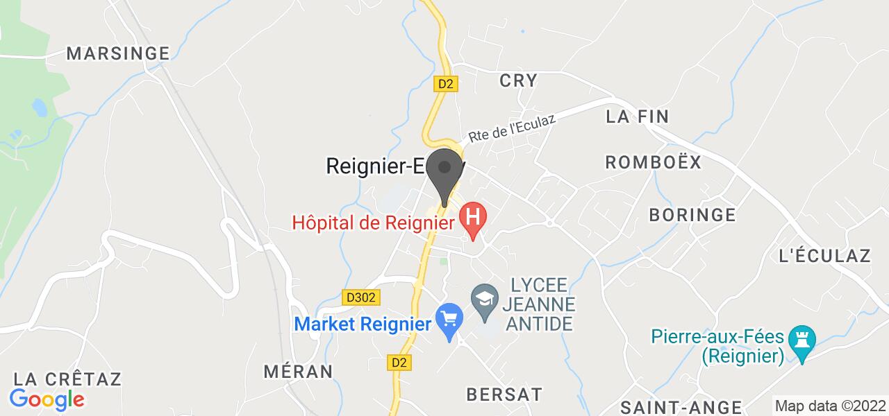 Anfahrtsplan — La Table d'Angèle