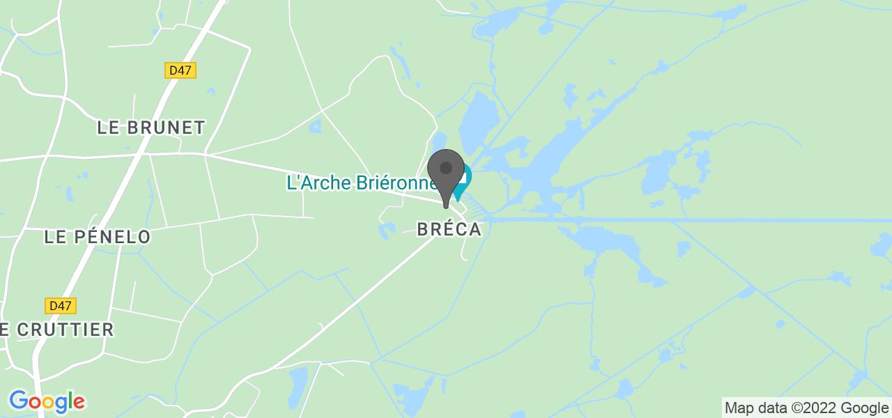 Plan d'accès — Auberge de breca