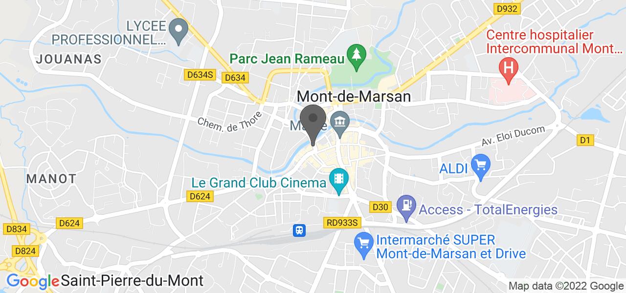 Mapa de acceso — Le Bistrot de Marcel