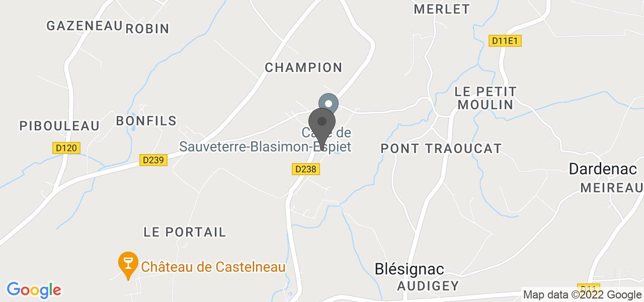 Plan d'accès — Broc'n Food - Gare d'Espiet