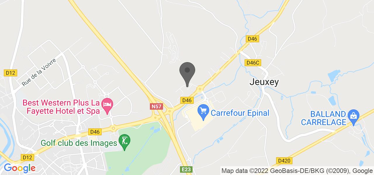 Plan d'accès — La Criée Épinal