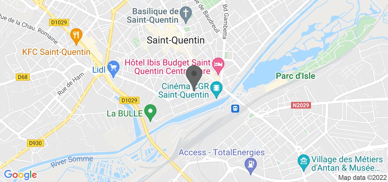 Plan d'accès — Le Scampi