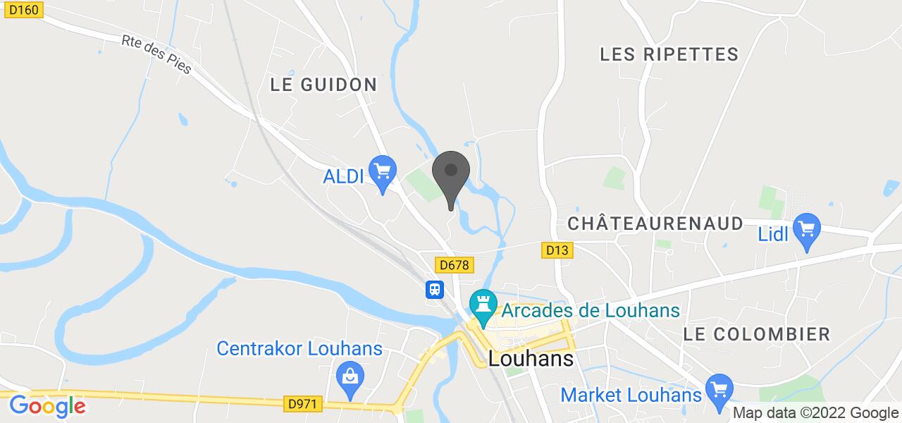 Plan d'accès — Le Moulin de Bourgchateau
