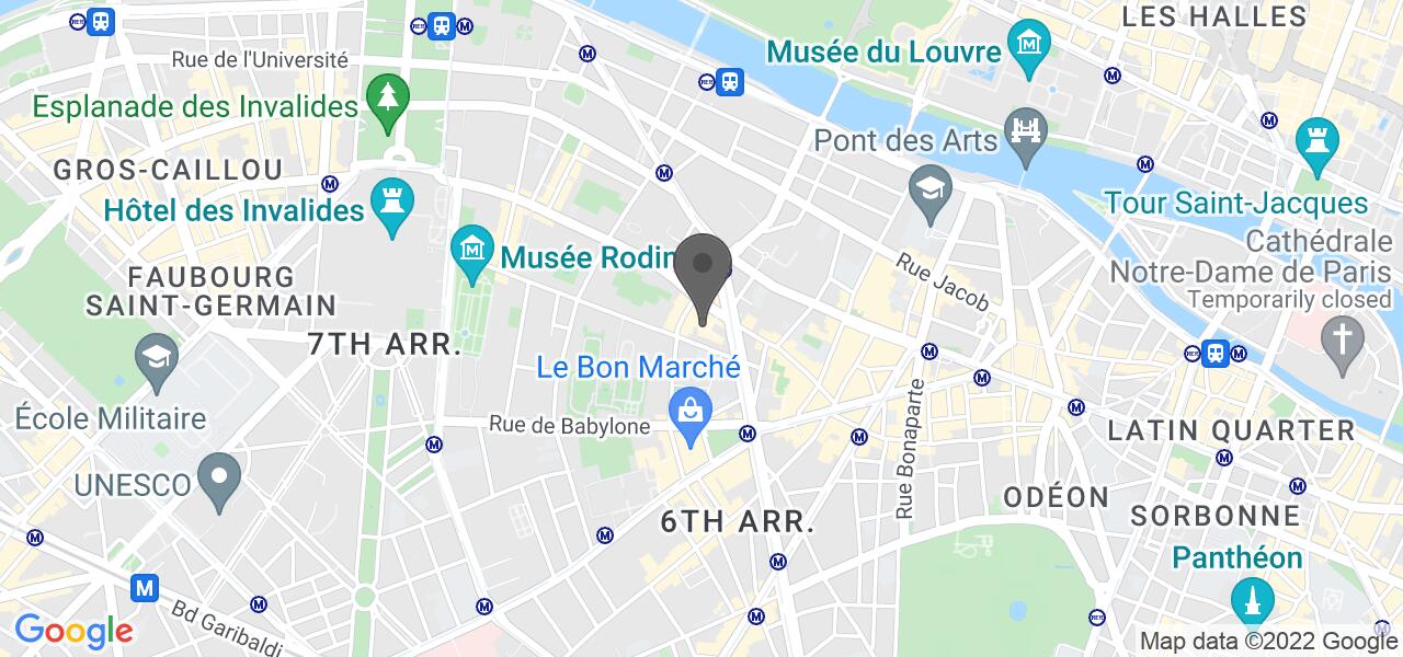 Plan d'accès — Burger Père et Fils par Alléno (l'Allénothèque)