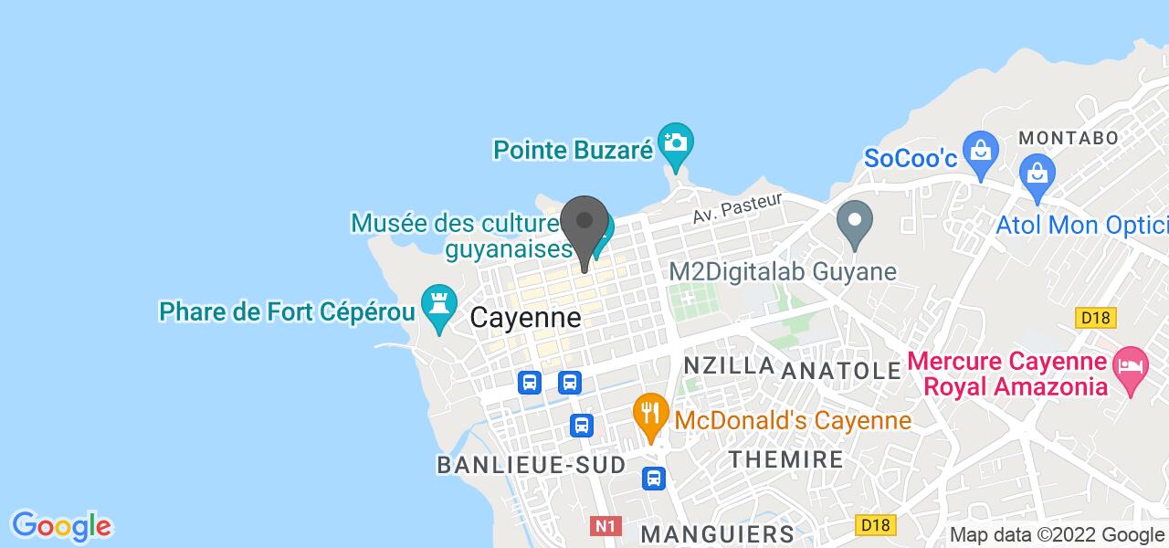 アクセスマップ — Paris Cayenne