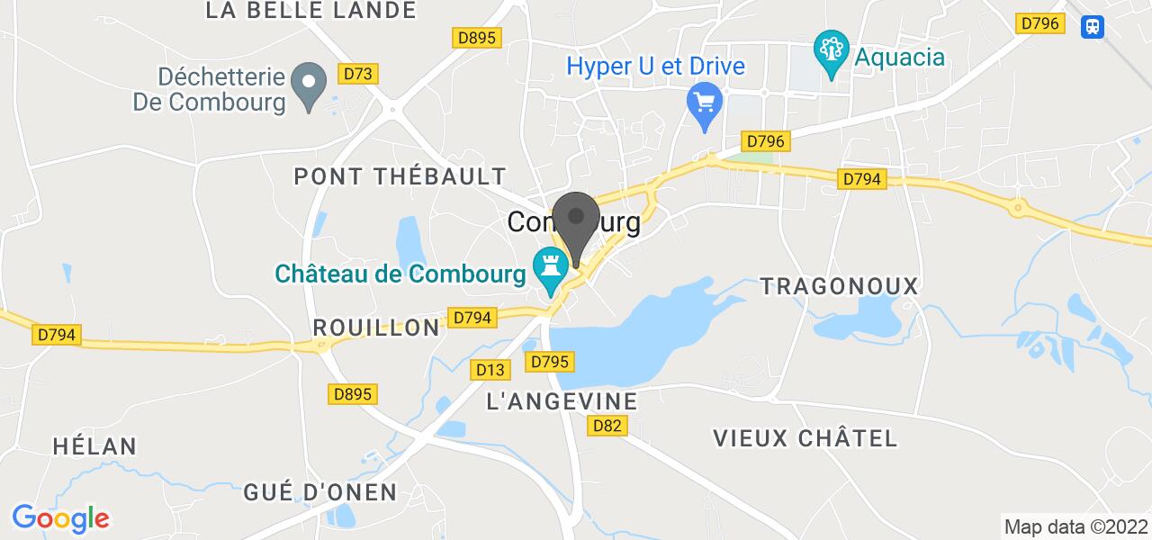 Plan d'accès — Les 3 Mousque'Breizh