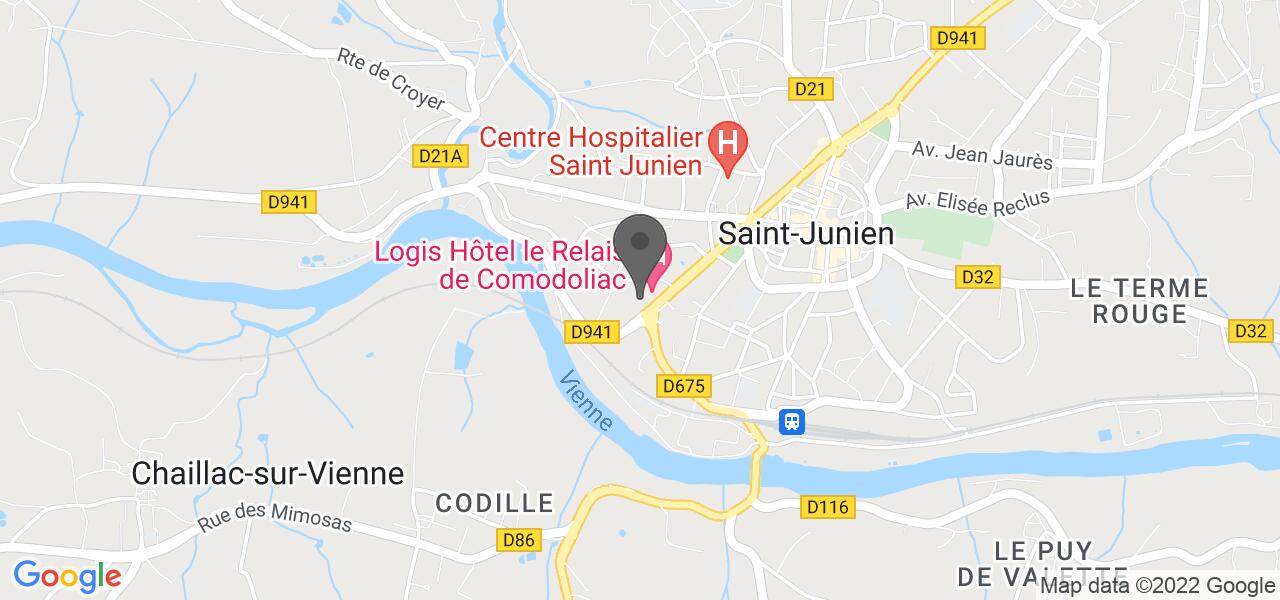Access map — Le Relais de Comodoliac