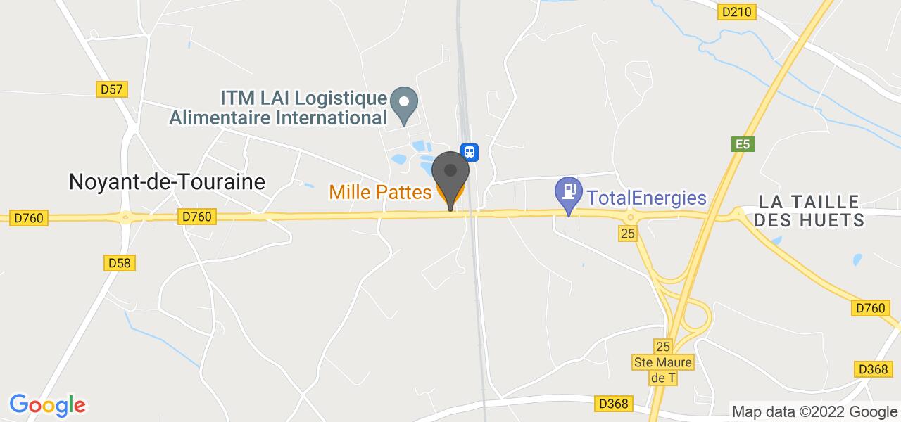 Plan d'accès — Mille Pattes