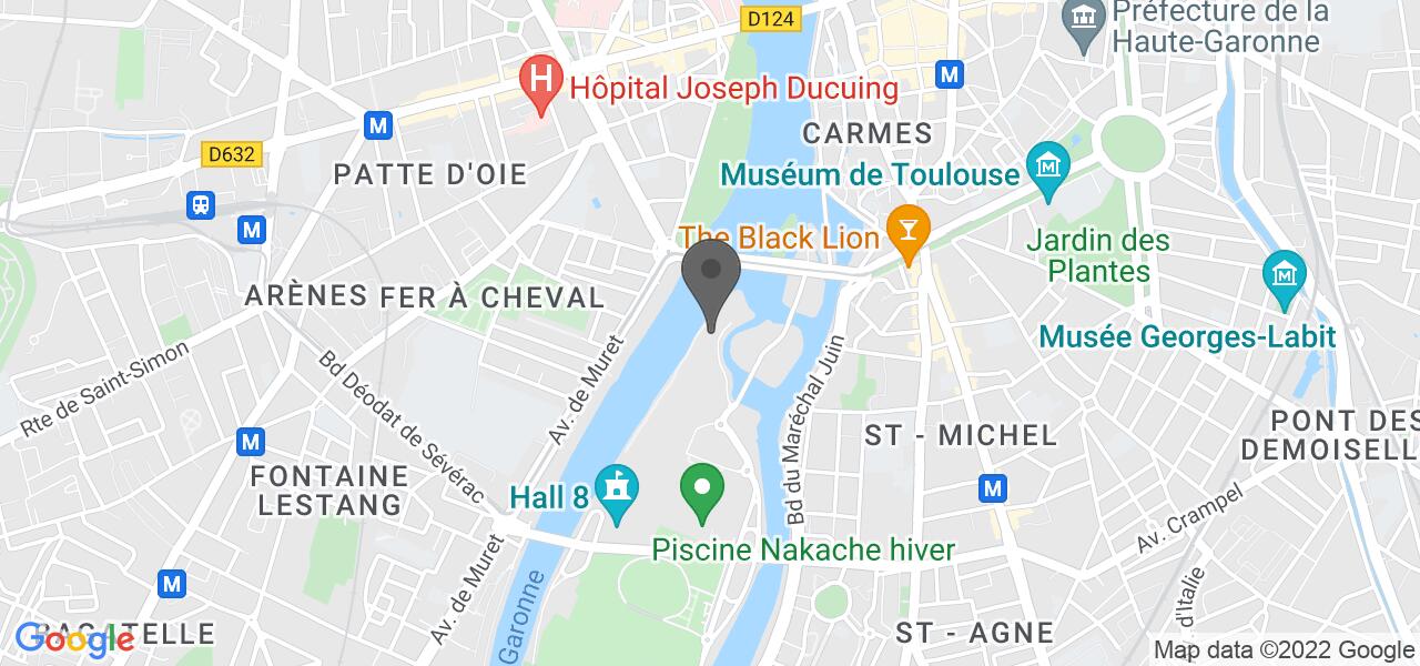 Mapa de acceso — Le Rowing Club