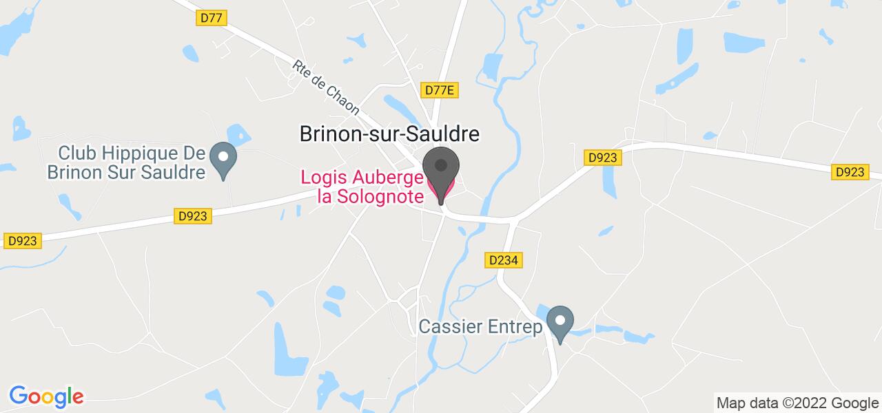Plan d'accès — La solognote