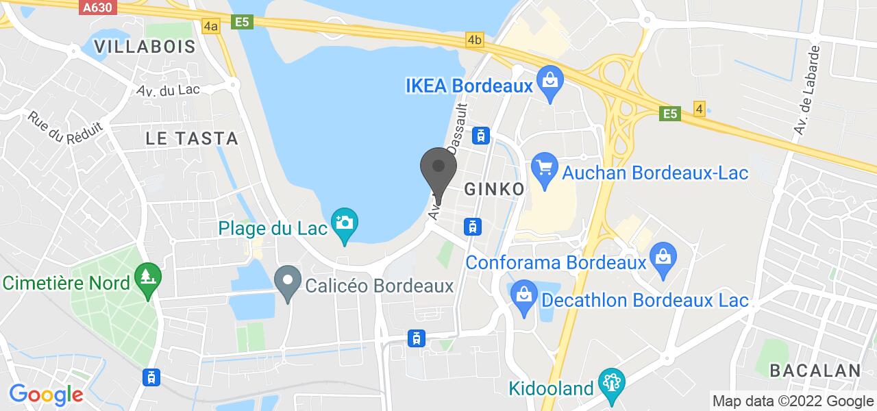 Plan d'accès — Mamie Bigoude Bordeaux Lac