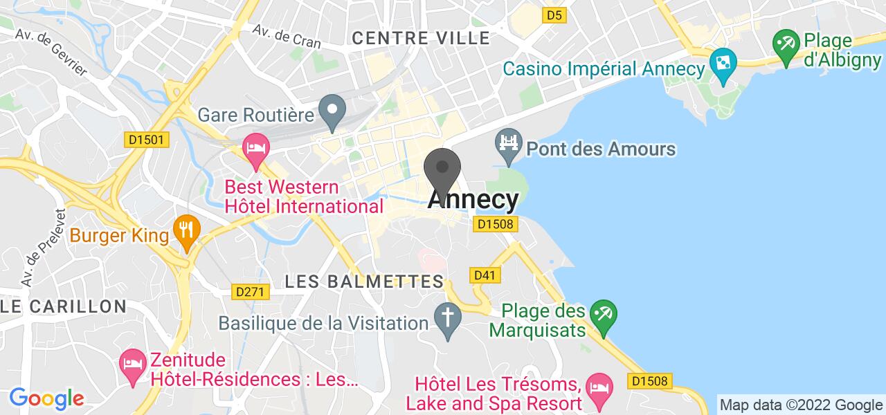 Plan d'accès — La Salle des Gardes