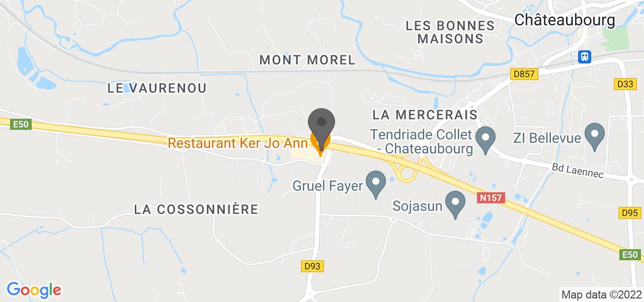 Plan d'accès — Ker Jo Ann
