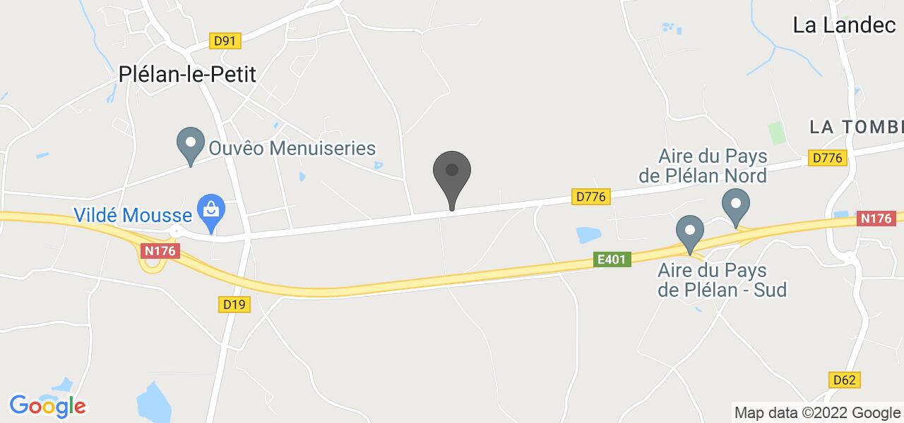 Plan d'accès — Le Relais de la Blanche Hermine