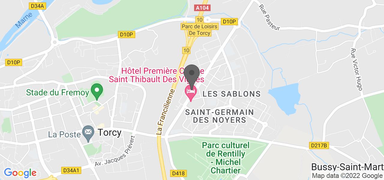 Plan d'accès — Les Nymphéas
