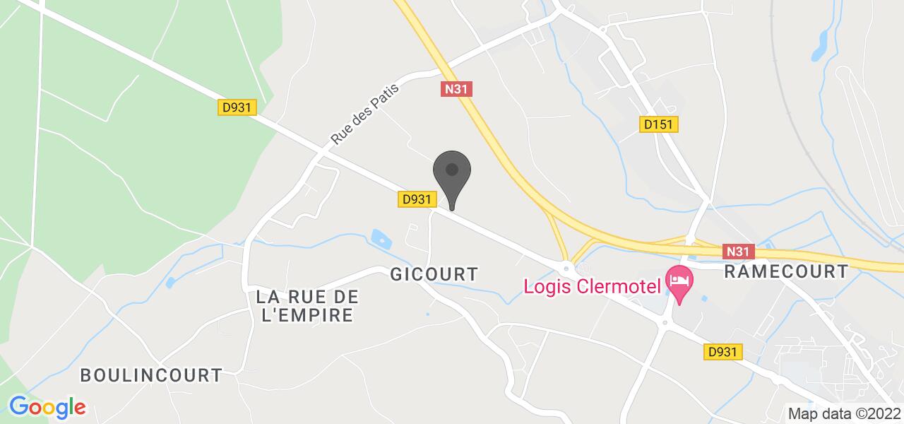 Plan d'accès — Auberge du J'y cours