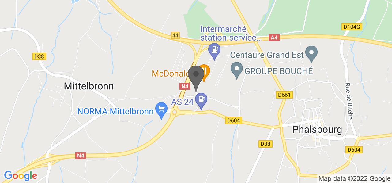 Plan d'accès — La Primavera Phalsbourg Bowling