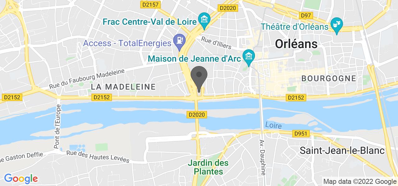 Plan d'accès — Brasserie le "m"