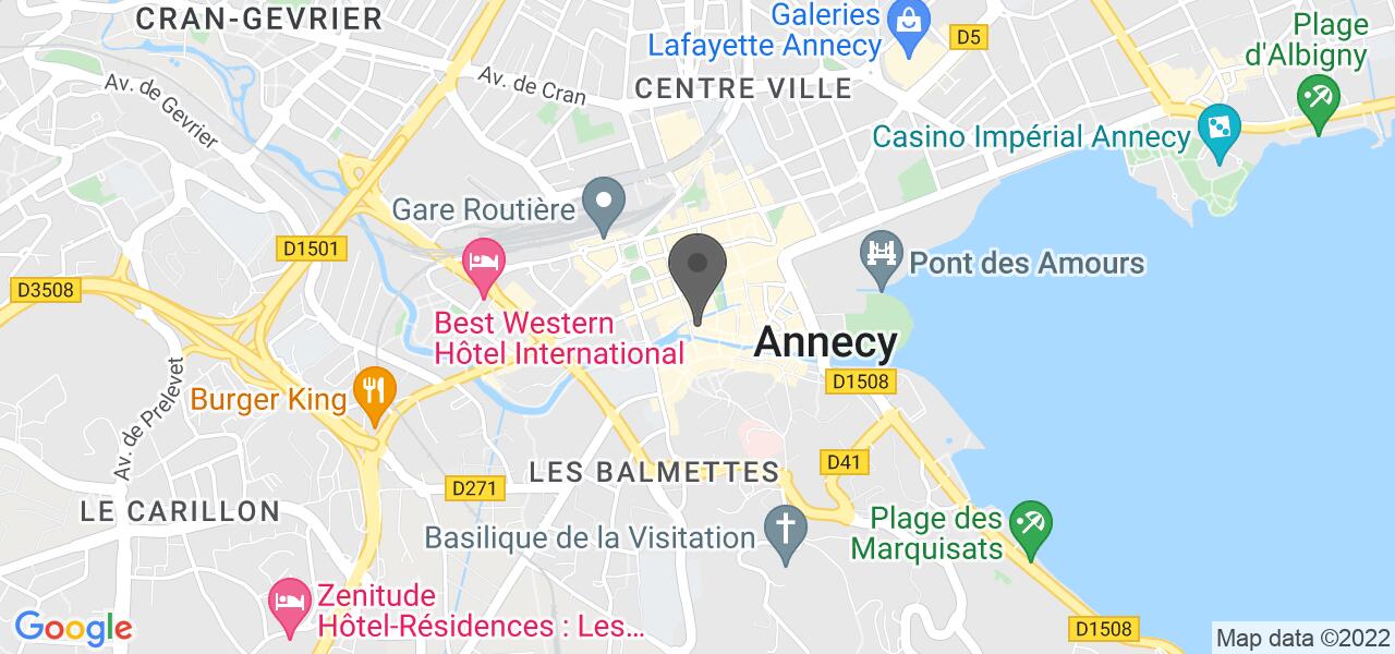 Plan d'accès — Chez Frantz