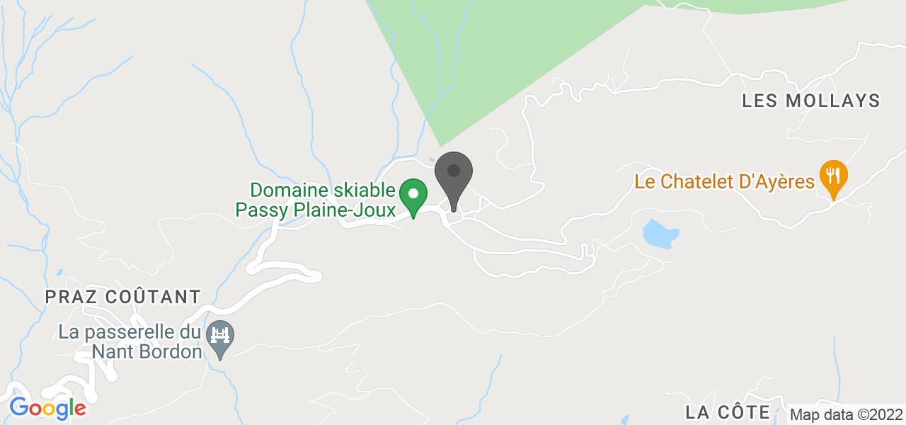 Plan d'accès — Chalet Lilly