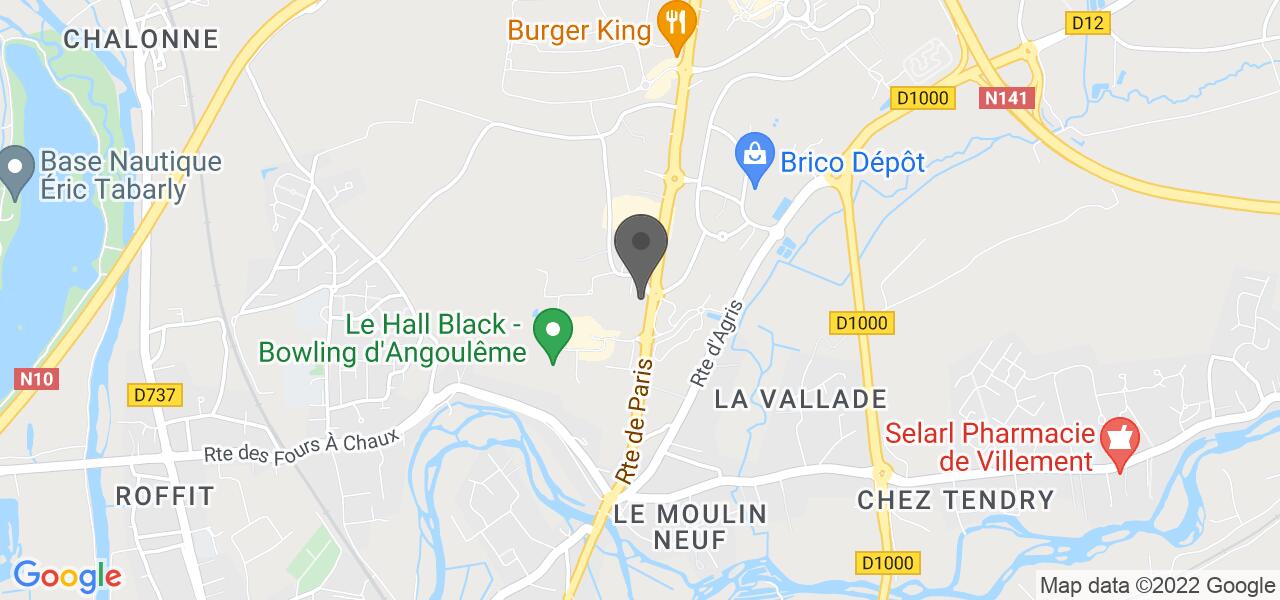 Plan d'accès — BUFFALO GRILL ANGOULEME (Gond Pontouvre)