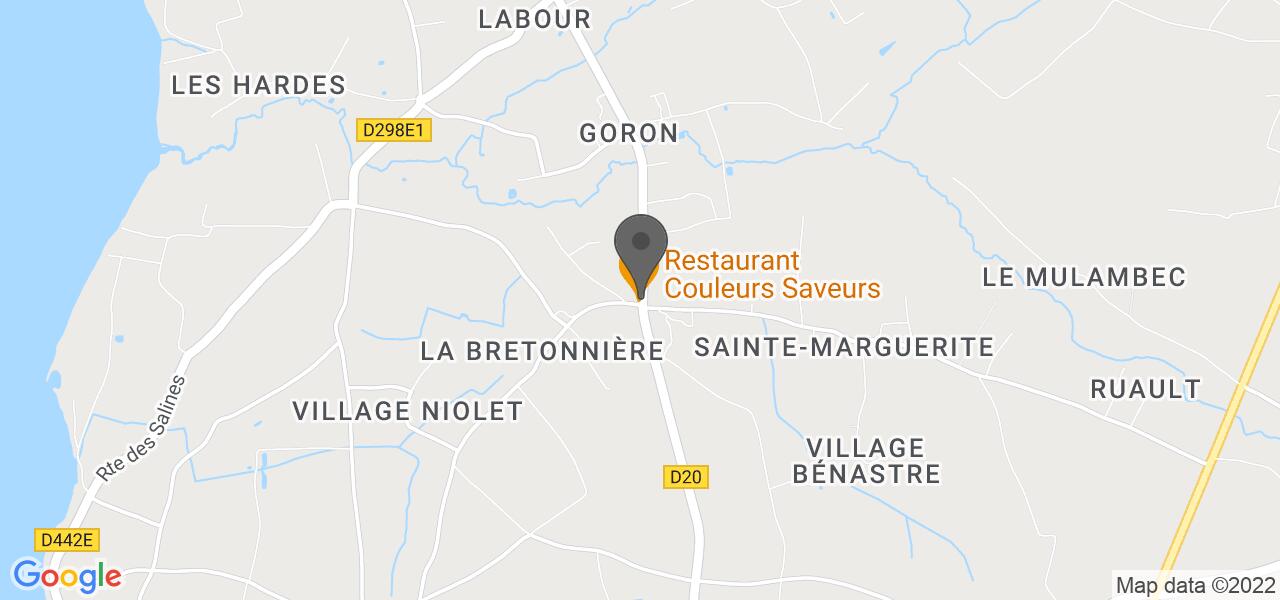 Plan d'accès — Couleurs saveurs