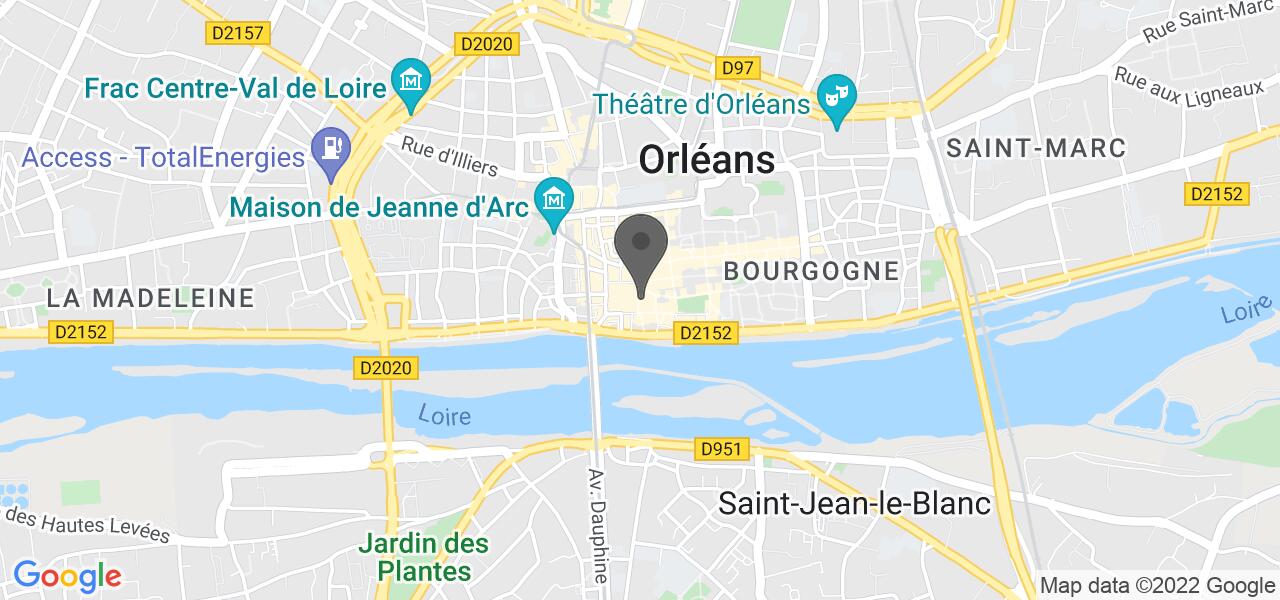 Mapa de acceso — Les Becs à Vin