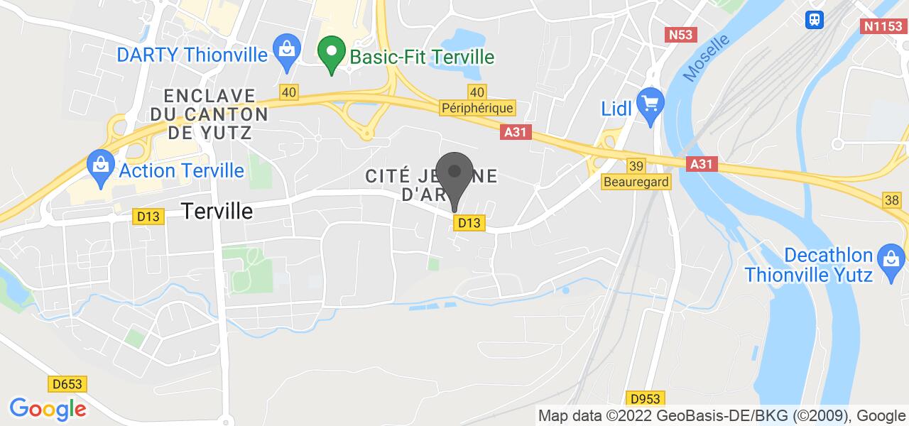 Plan d'accès — Aux Bouchées d'Or