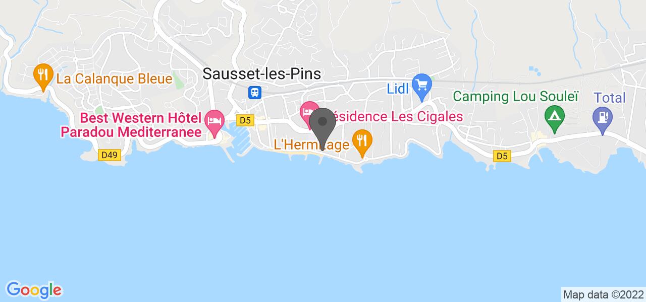 Plan d'accès — La Paillote César