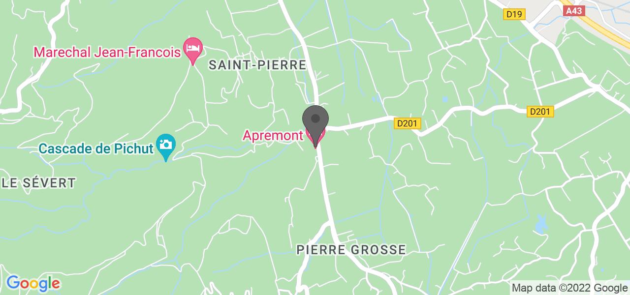 Access map — Auberge Saint Vincent