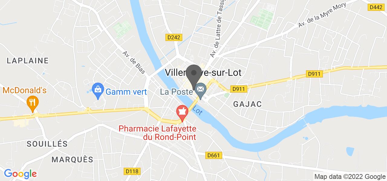 Plan d'accès — L'Oustal