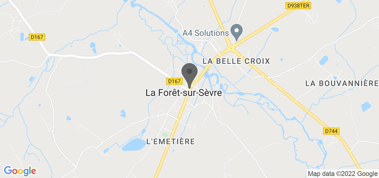 Plan d'accès — Logis hôtel restaurant Le St Pierre