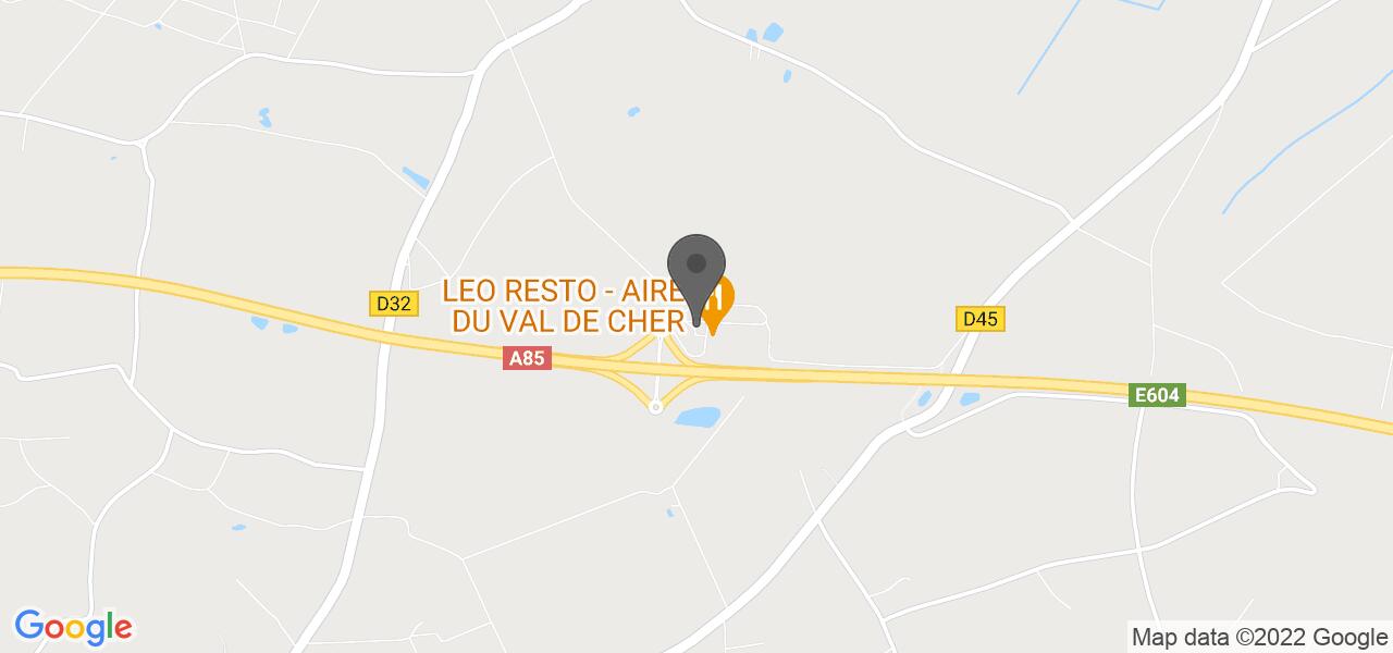 Plan d'accès — Aire de Chaumont-Sur-Tharonne - LEO Resto & LEO Bistro