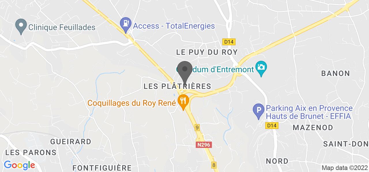 アクセスマップ — Le Comptoir Aix