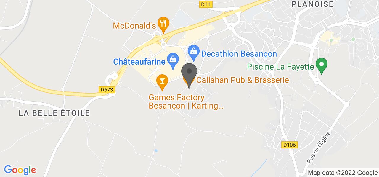 Plan d'accès — Le Callahan