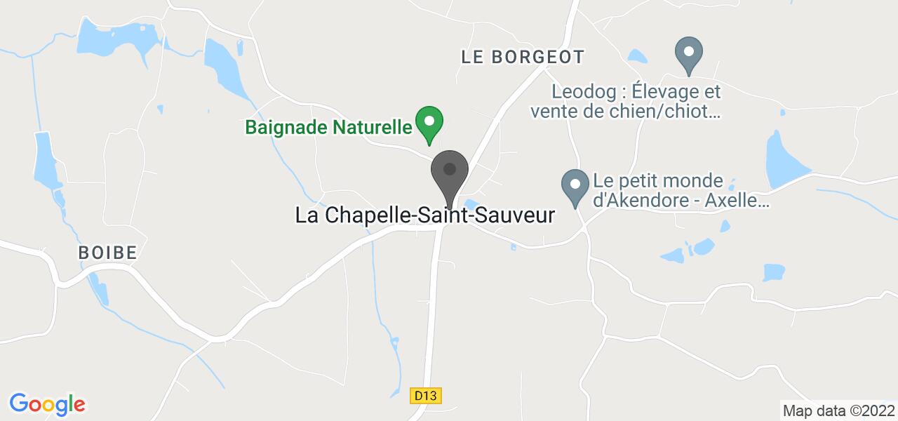 Plan d'accès — Auberge de la Chapelle