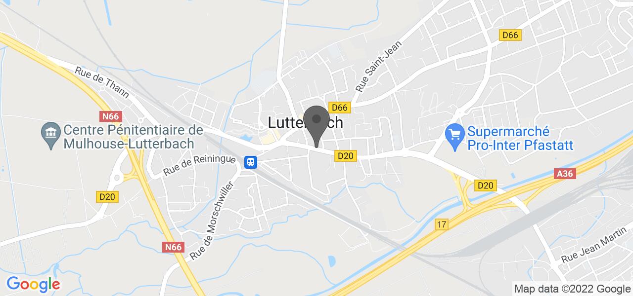 Plan d'accès — L'Alsacien Gourmand Lutterbach
