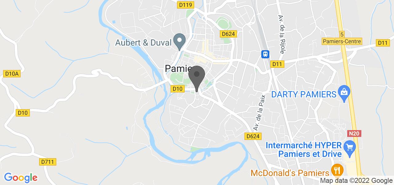 Plan d'accès — Logis Hôtel Restaurant de France