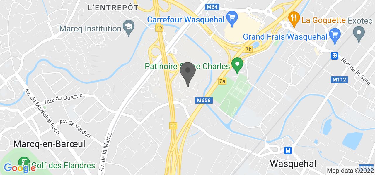 Plan d'accès — ibis Styles Lille Marcq-en-Baroeul