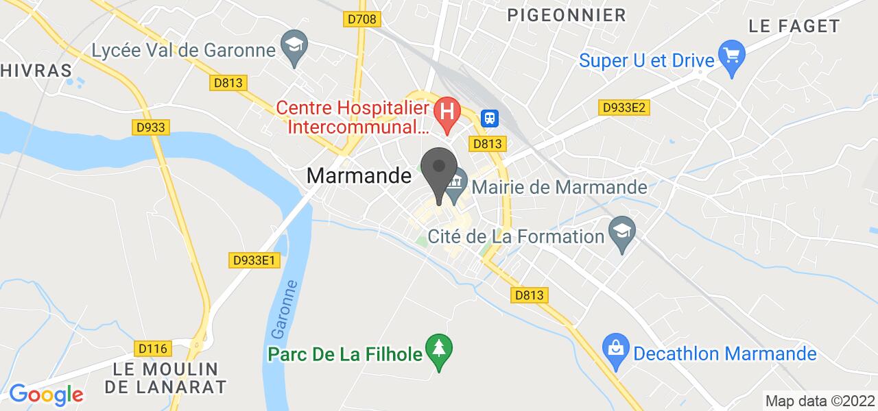 Plan d'accès — Crêperie l' Atlantide
