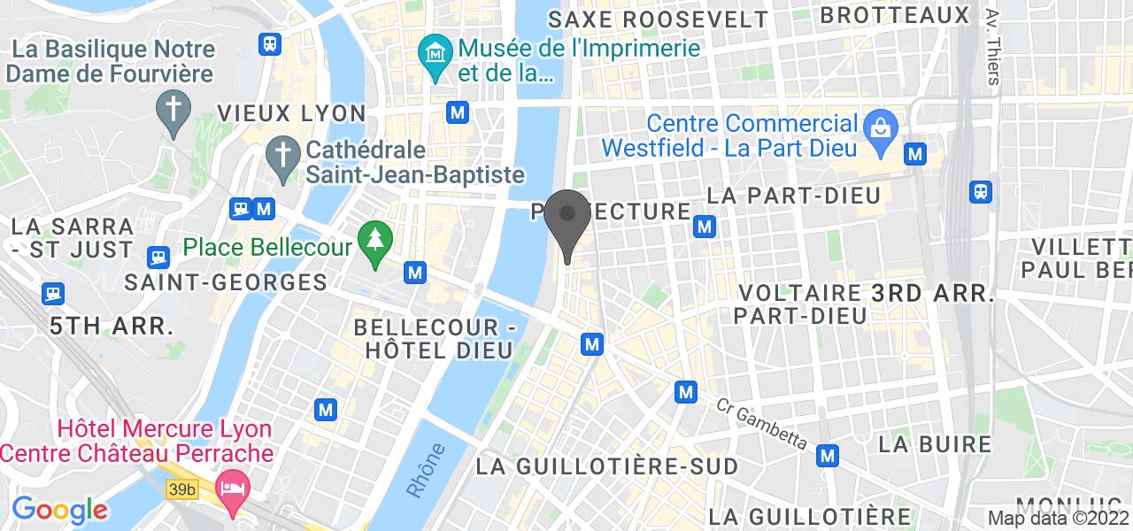 Plan d'accès — Café du Rhône