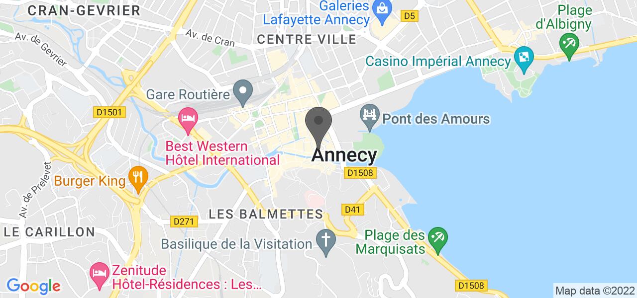 Mappa di accesso — Le Ramoneur Savoyard