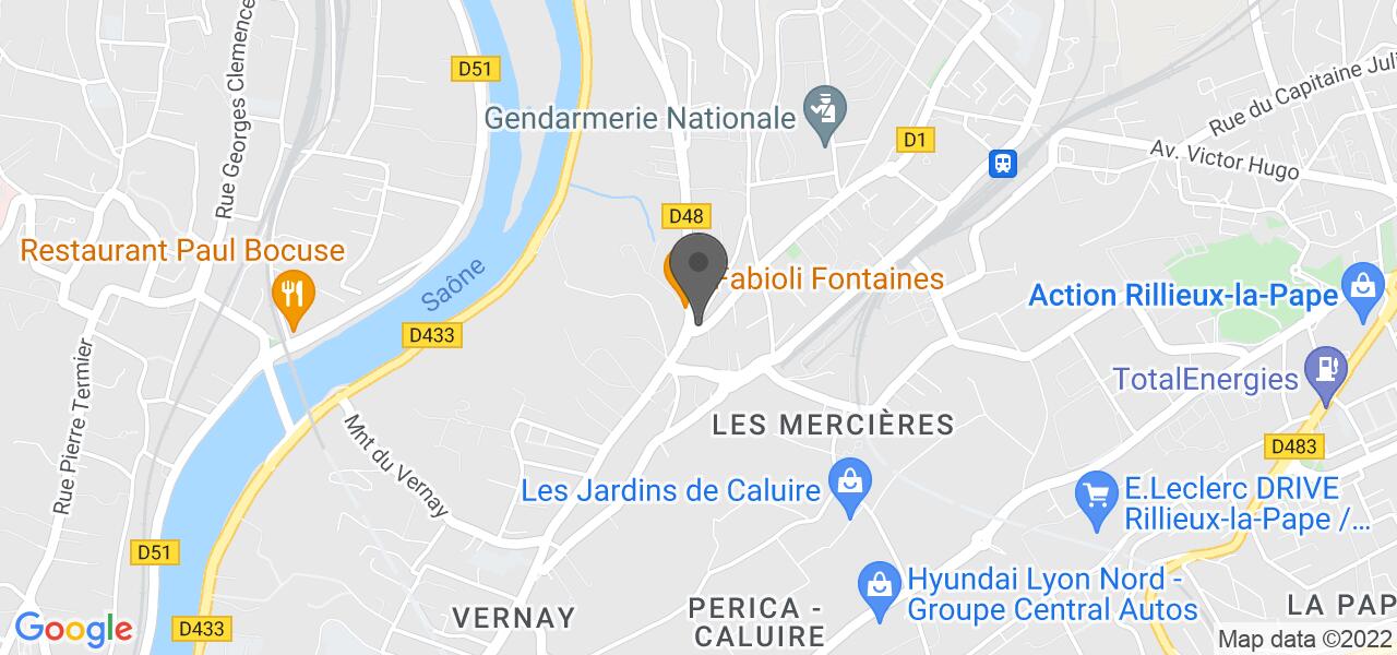 Plan d'accès — Fabioli