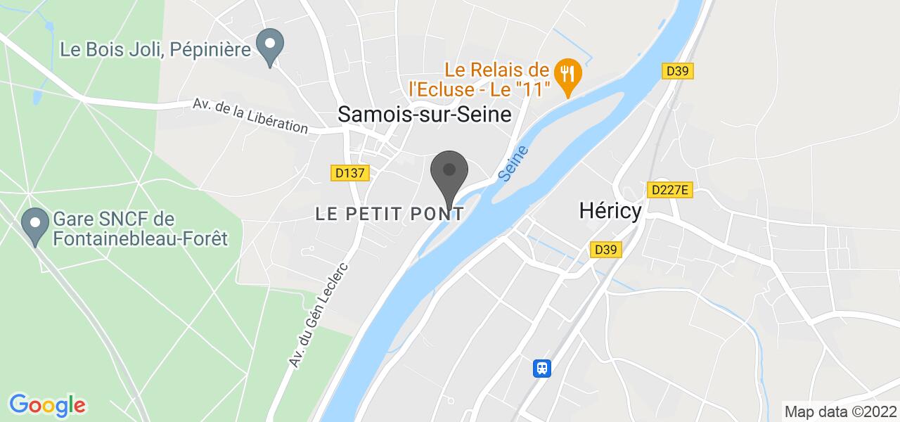Plan d'accès — Country Club 77000 Samois Sur Seine