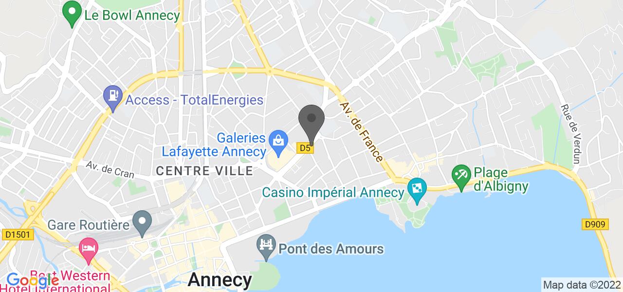 Mapa de acceso — Brasserie Saint Charles