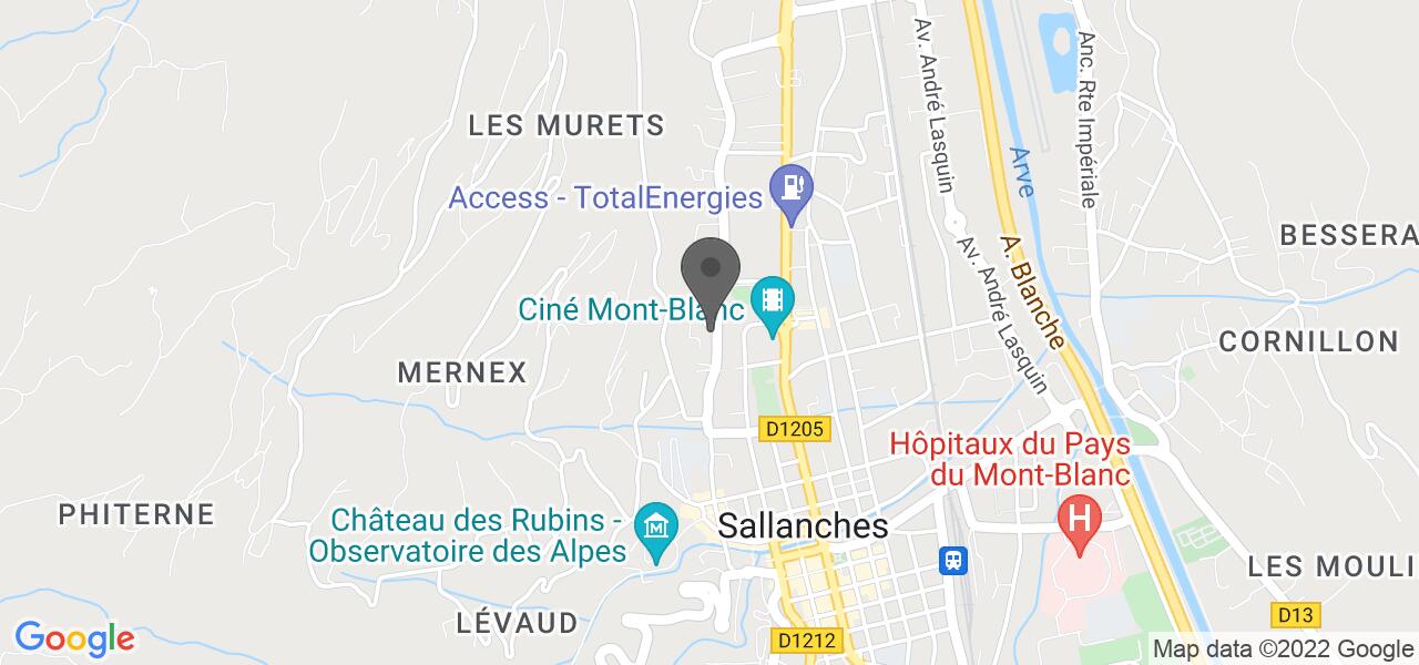 Plan d'accès — Les Prés du Rosay