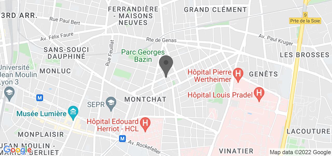 Plan d'accès — Le Bistrot de Montchat